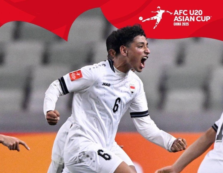  U20亞洲杯-雙方各領(lǐng)一紅牌，伊拉克1-0力克沙特升至B組榜首