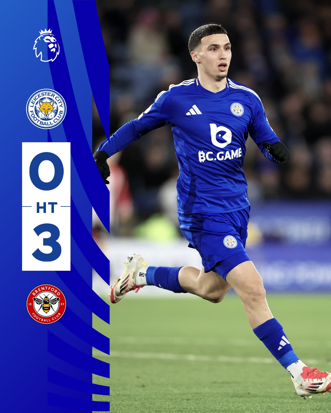  半場0-3！萊斯特若不進(jìn)球輸球，將主場6連敗0進(jìn)球創(chuàng)歷史最糟戰(zhàn)績