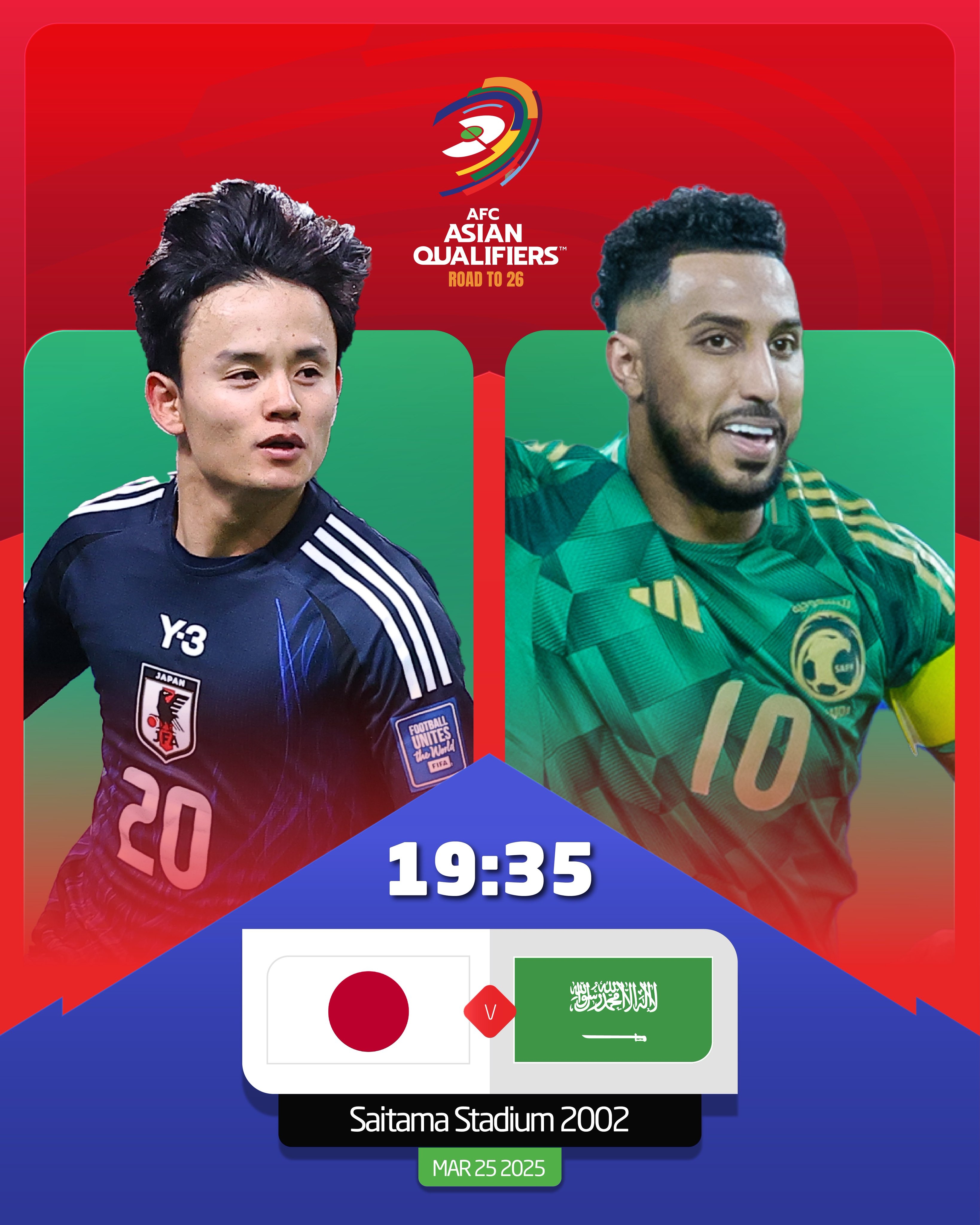  日本vs沙特首發(fā)：久保建英、前田大然、遠(yuǎn)藤航出戰(zhàn)，多薩里先發(fā)