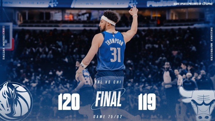  險勝公牛！獨行俠官方曬贏球海報 克萊成為封面人物