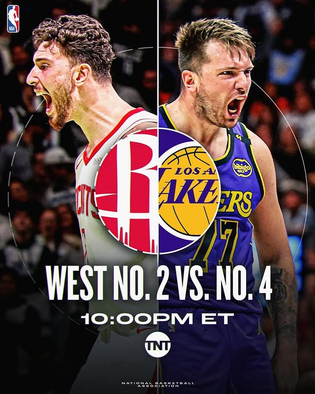  狂野西部焦點大戰(zhàn)！NBA官方發(fā)布火湖大戰(zhàn)海報：申京VS東契奇